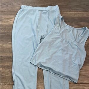 Women's Light Blue Sleepwear Set